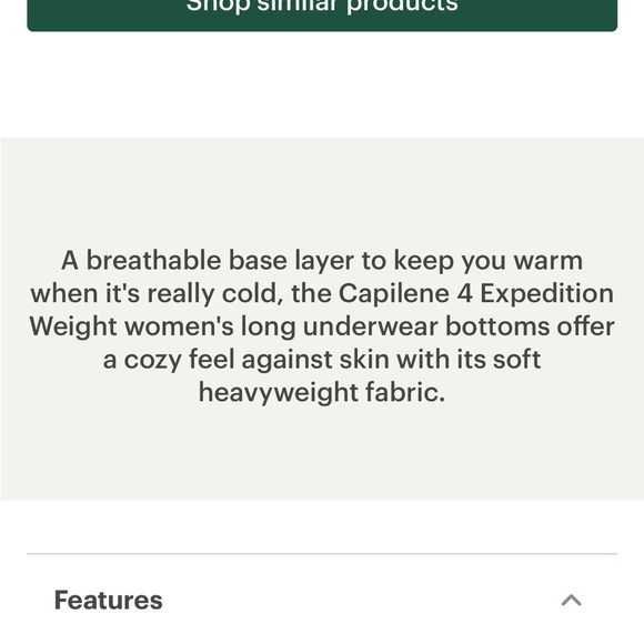 NWT Patagonia Capilene A 4 Expedition Weight Bottoms Black Medium Slim fit - Picture 3 of 10